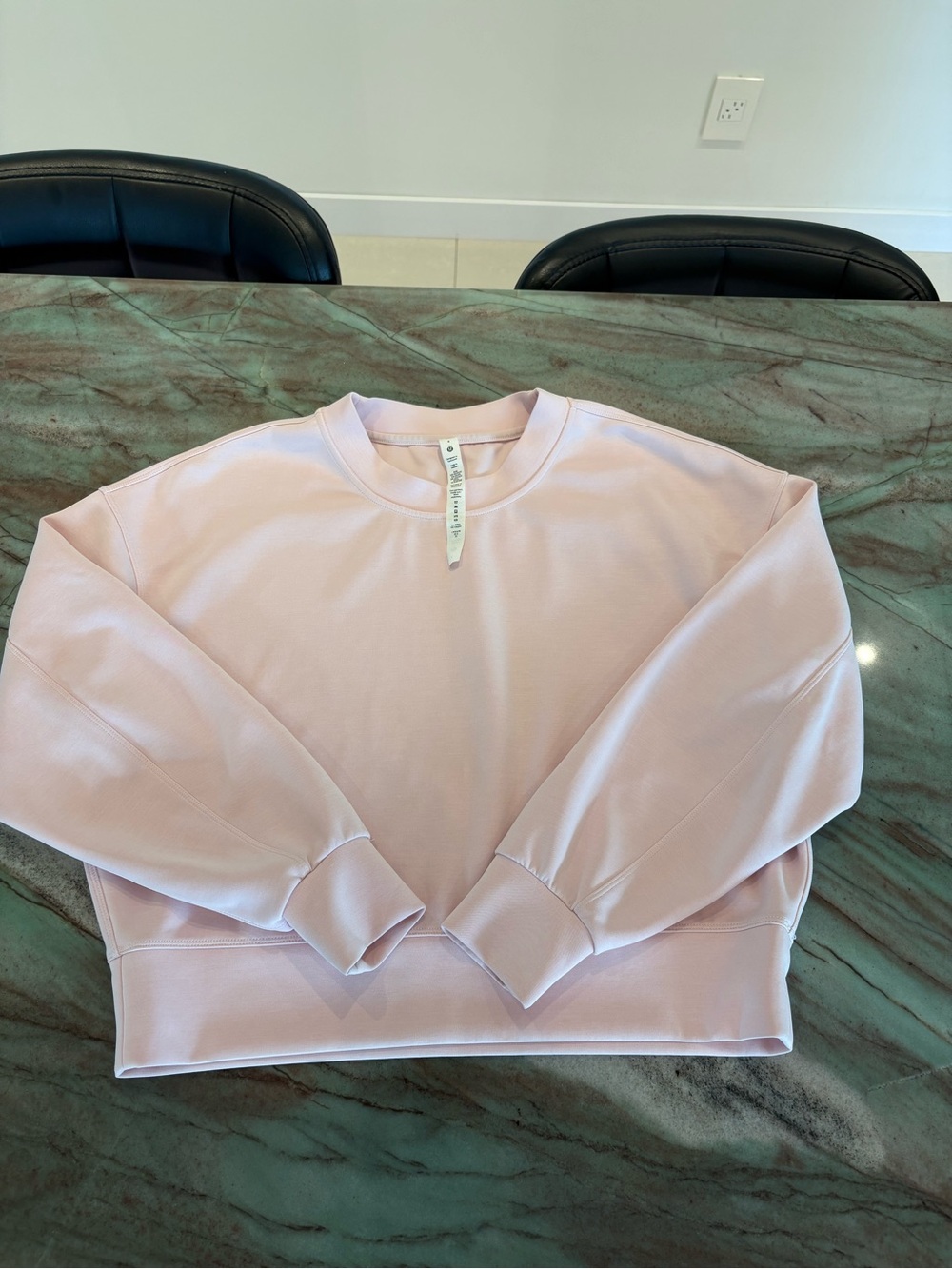 lululemon athletica Light Pink Crewneck Sweatshirt
